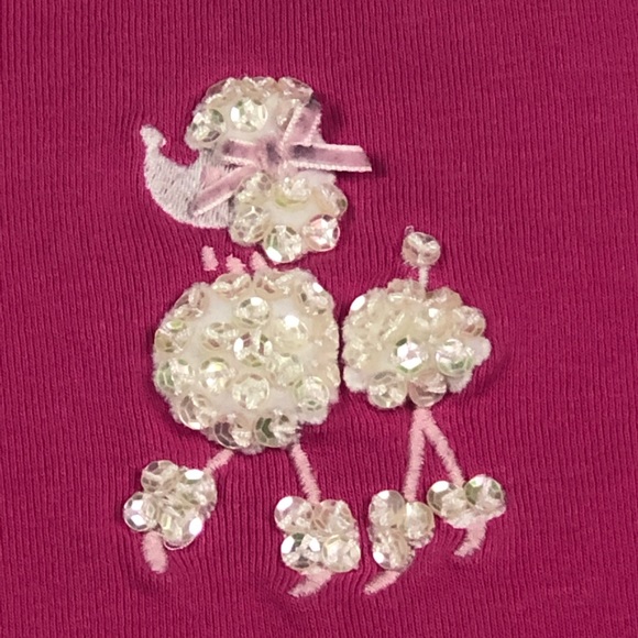 Gymboree Pink Sequin Poodle Shirt size 6 - Picture 6 of 8